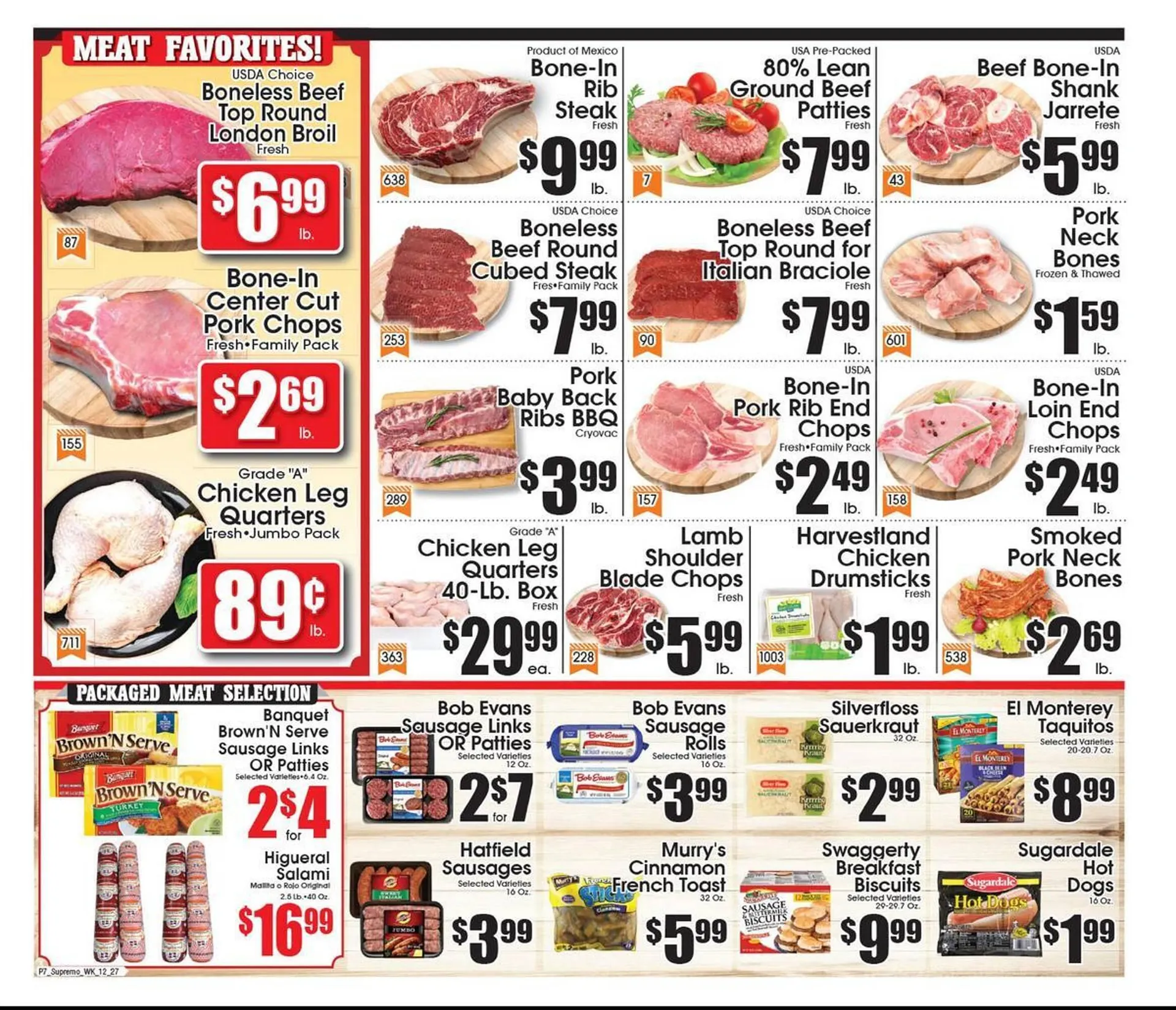 Weekly ad Supremo Foods Inc weekly ad from December 27 to January 2 2026 - Page 7