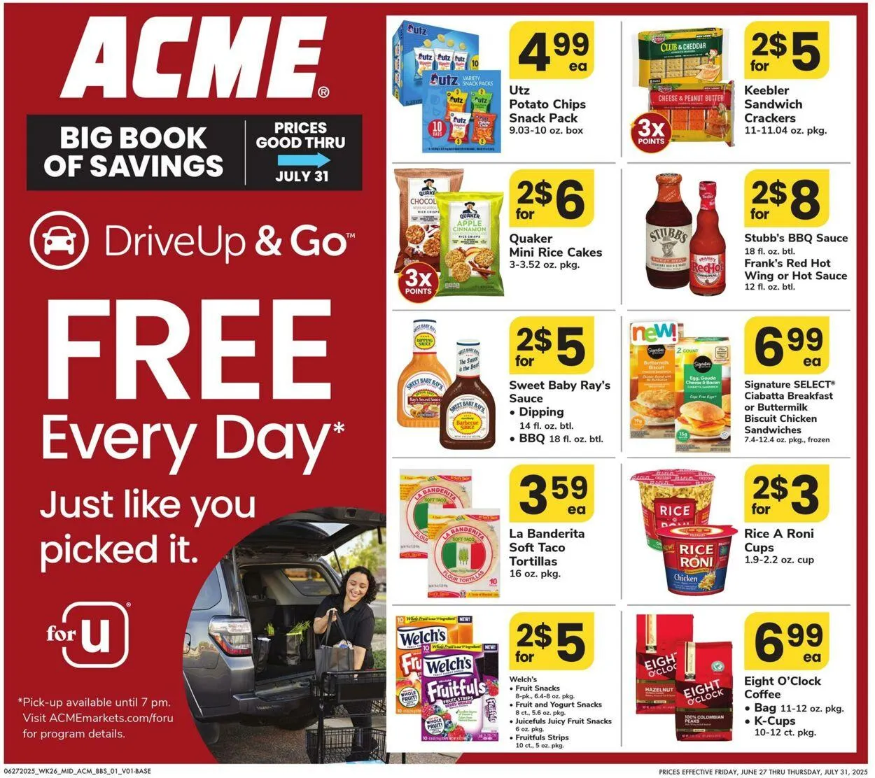 Catálogo de Acme Current weekly ad 27 de junio al 31 de julio 2025 - Página 1
