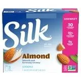 Silk Unsweetened Original Almond, 64 fl. oz., 3 pk.
