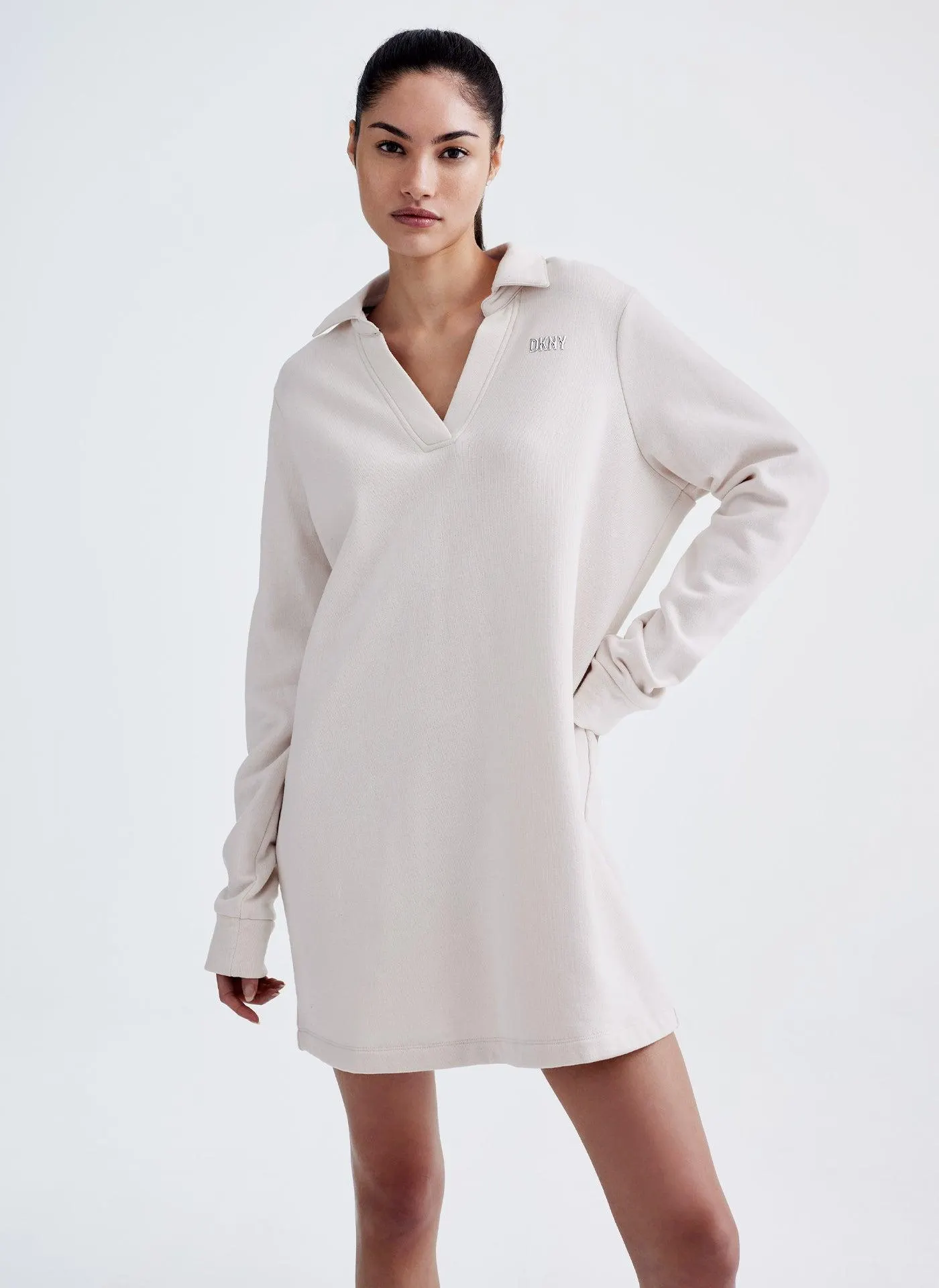 Metallic Bubble Logo Sneaker Dress