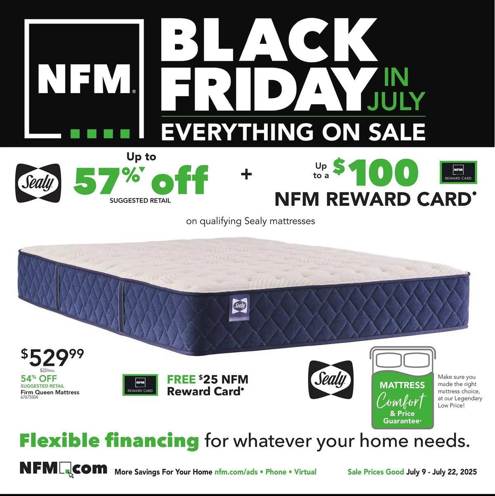 Weekly ad Nebraska Furniture Mart Weekly Ad from July 9 to July 22 2025 - Page 1