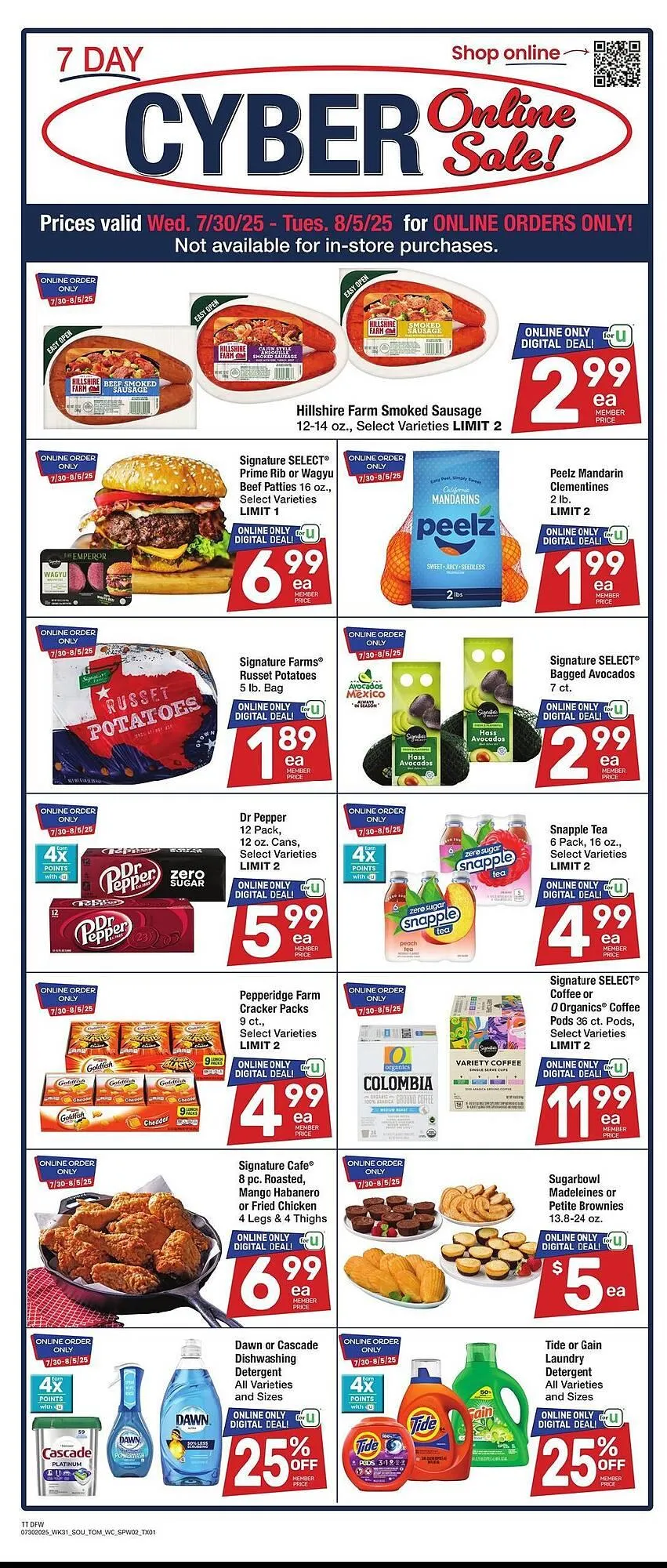 Weekly ad Tom Thumb Weekly Ad from July 30 to August 5 2025 - Page 2