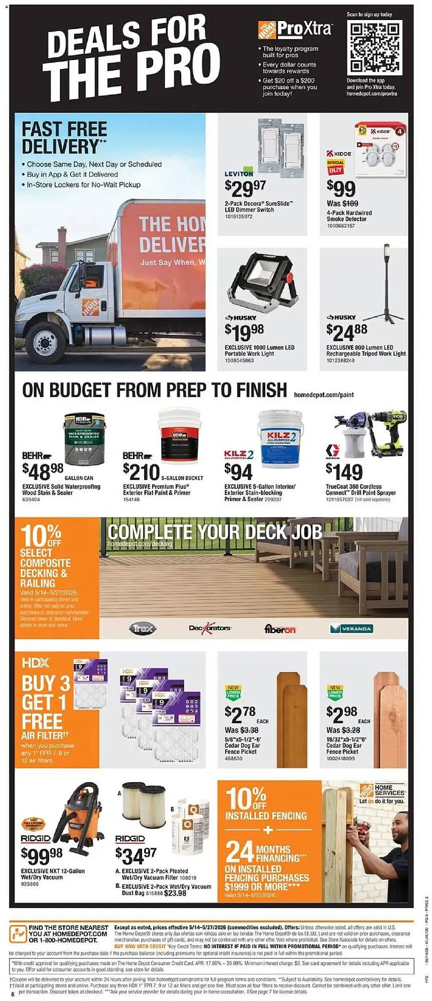 Weekly ad The Home Depot flyer from May 14 to May 27 2026 - Page 6