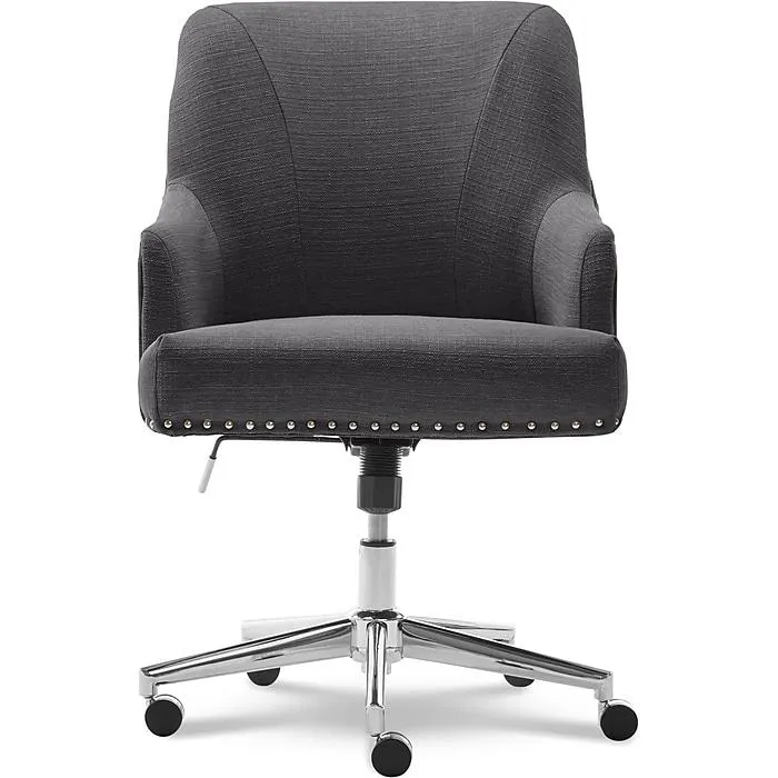 Serta Style Leighton Fabric Swivel Home Office Chair,