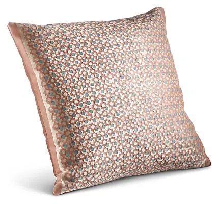 Filigree 18w 18h Throw Pillow Cover in Brick