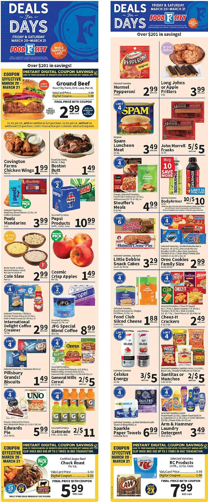Weekly ad Food City weekly ad from March 18 to March 24 2026 - Page 1