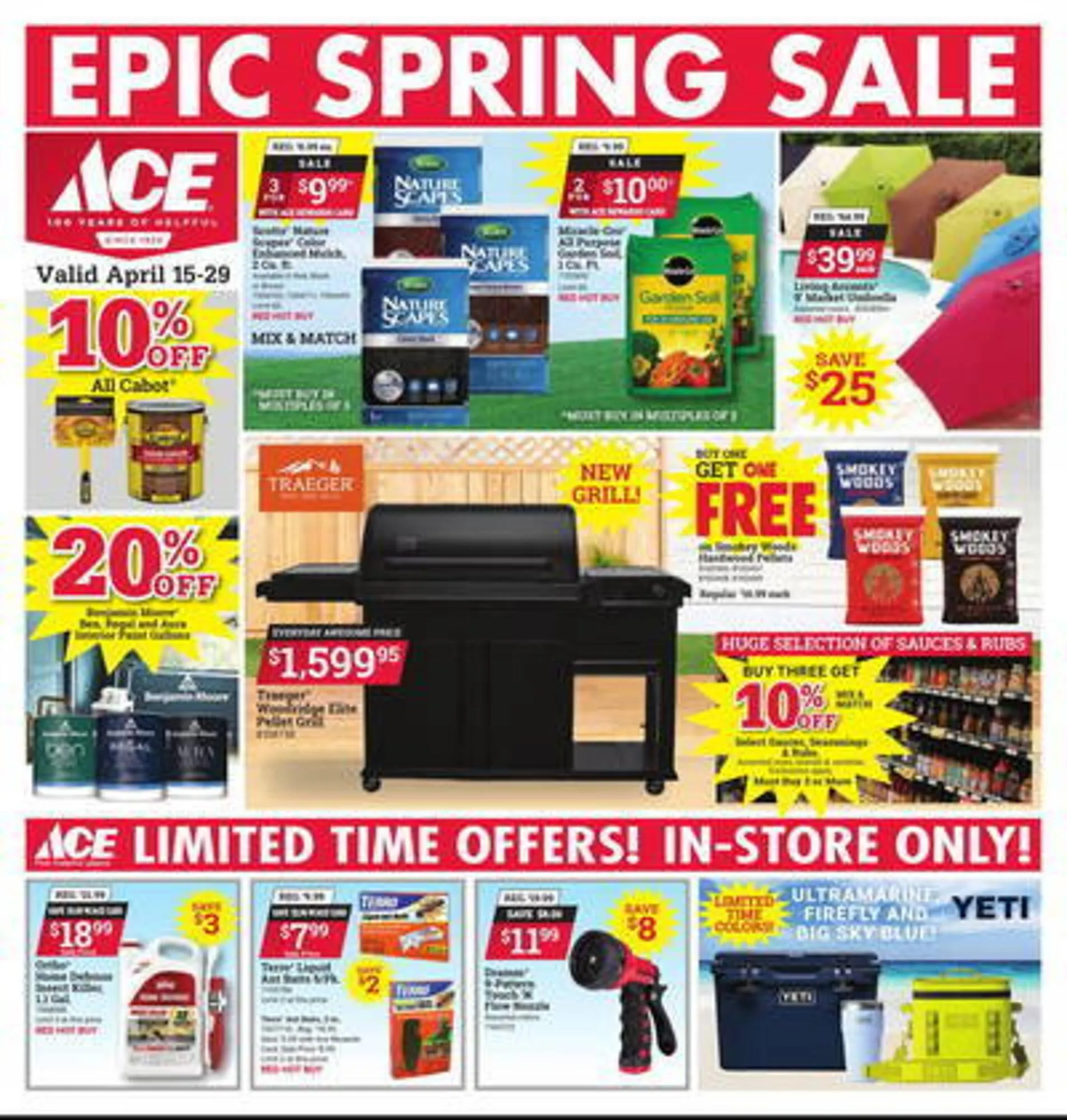 Weekly ad Ace Hardware Weekly Ad from April 15 to April 29 2025 - Page 1