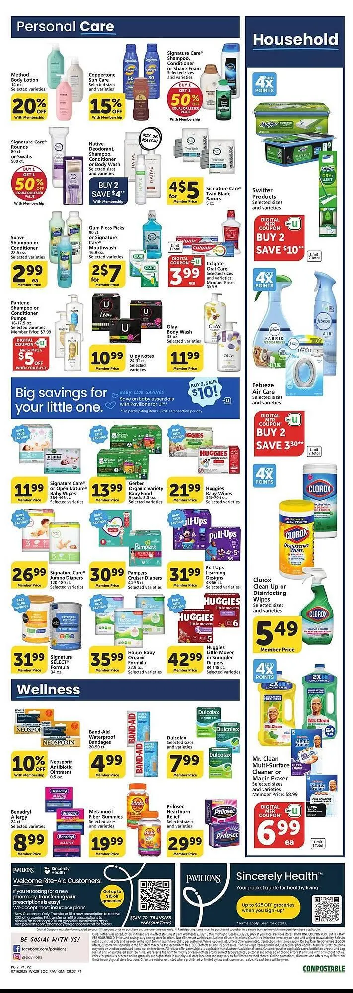 Weekly ad Pavilions Weekly Ad from July 16 to July 22 2025 - Page 7