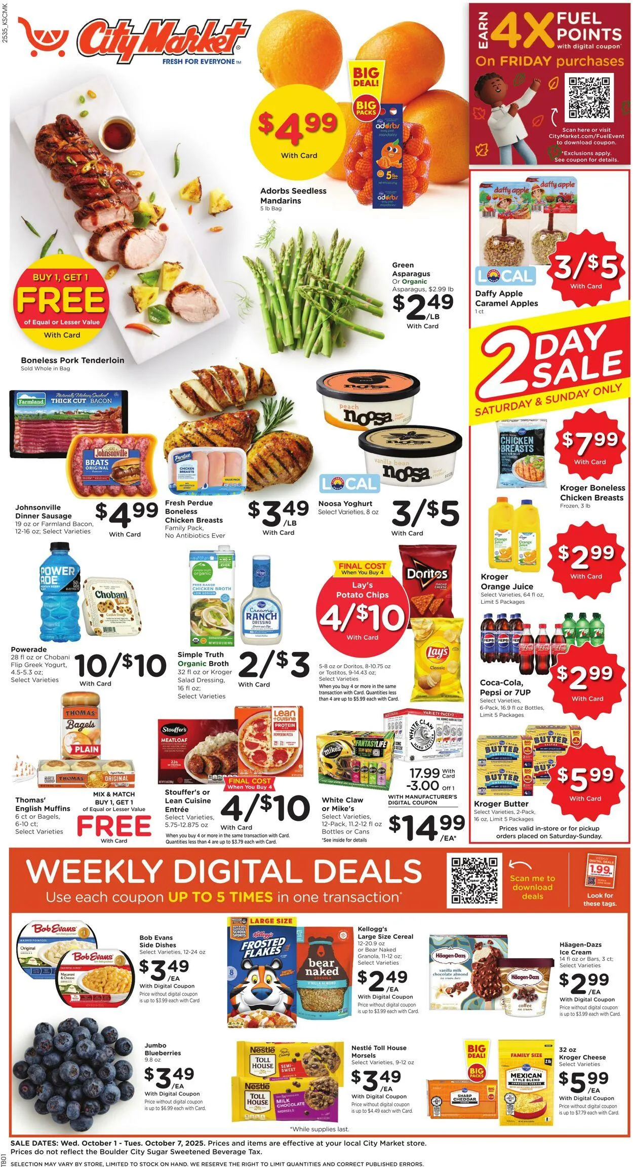 Weekly ad City Market from October 1 to October 7 2025 - Page 1