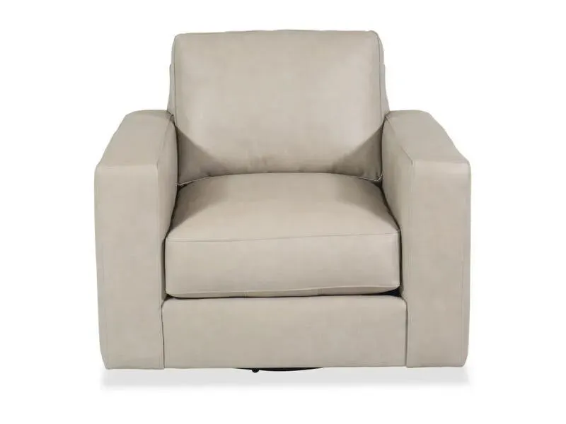 Dawkins Leather Swivel Chair