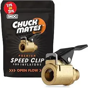 Chuck Mates™ Premium Quick-Connect Accessory for Tire Inflators Open-Type (1 Pack)