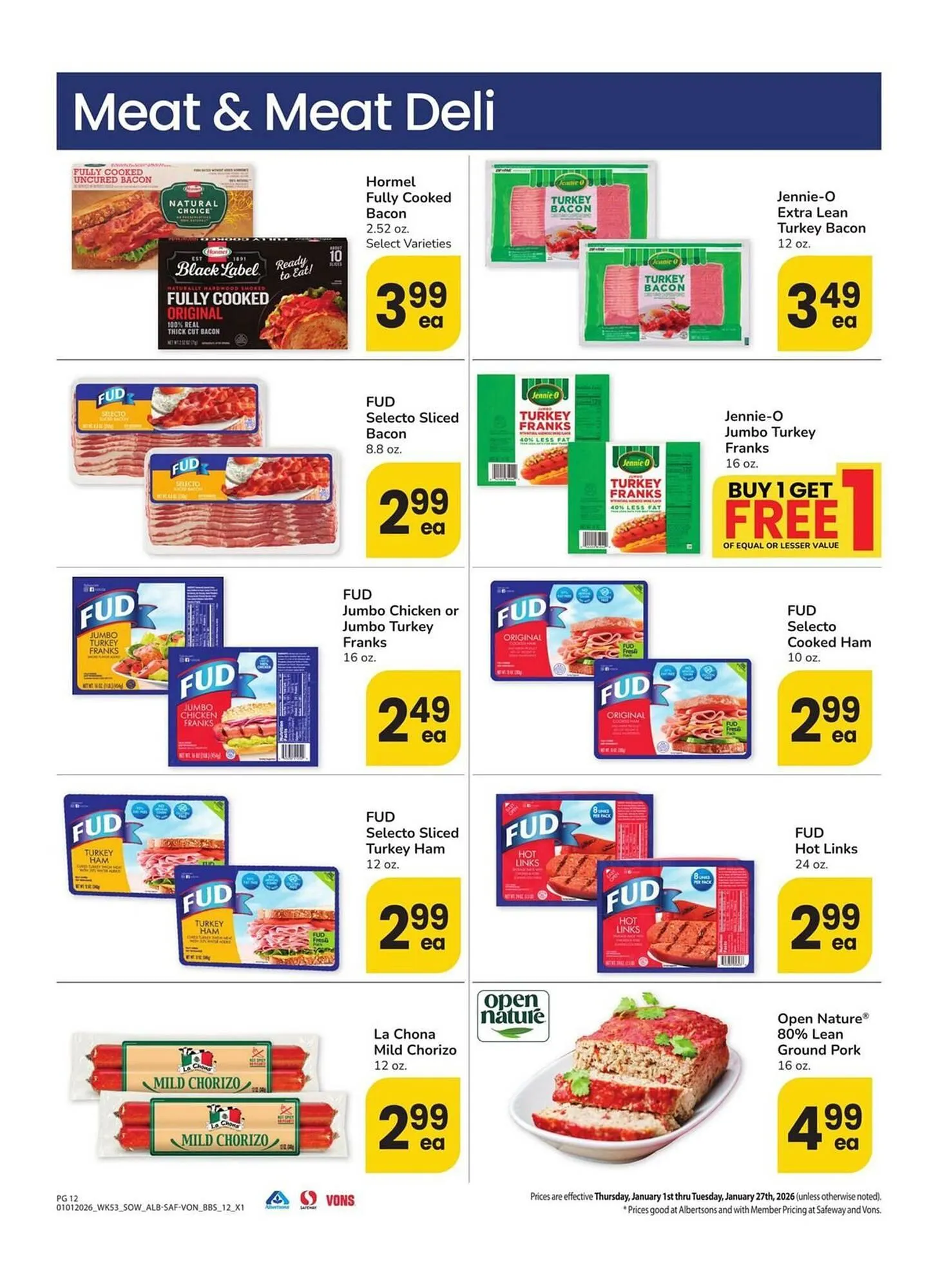 Weekly ad Albertsons weekly ad from January 1 to January 27 2026 - Page 12