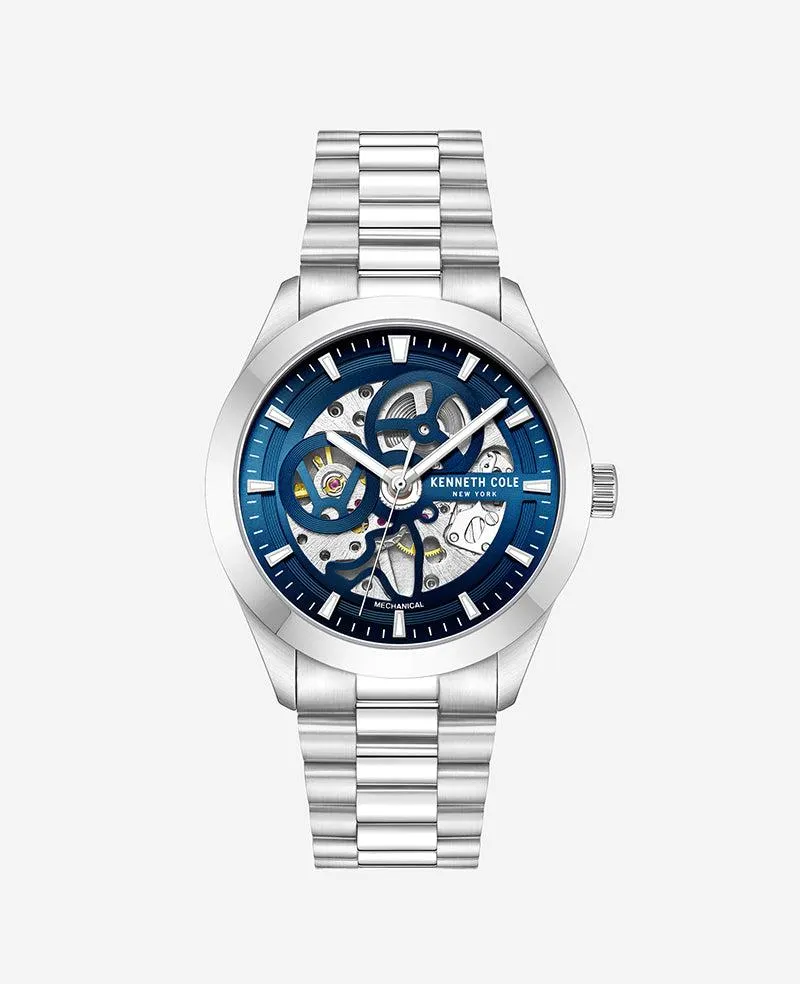 Kenneth Cole Mechanical Stainless Steel Watch