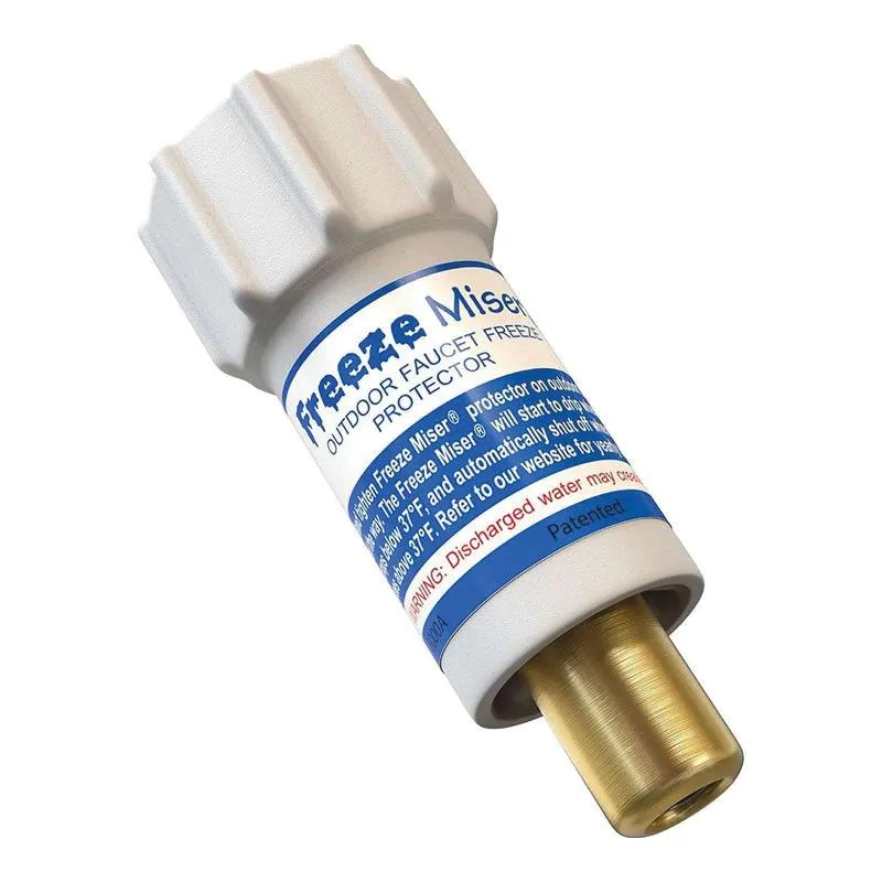 6000-01 Faucet Protector, Brass/Polypropylene/Stainless Steel, For: 3/4 in Pipe