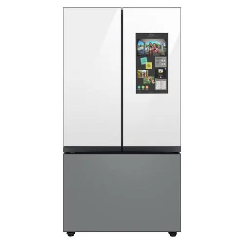 Samsung Bespoke 29.8-cu ft French Door Refrigerator with Dual Ice Maker and Door within Door - RF30BB69006M