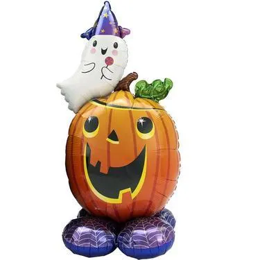 AirLoonz Jack-o'-Lantern & Ghost Balloon, 56in