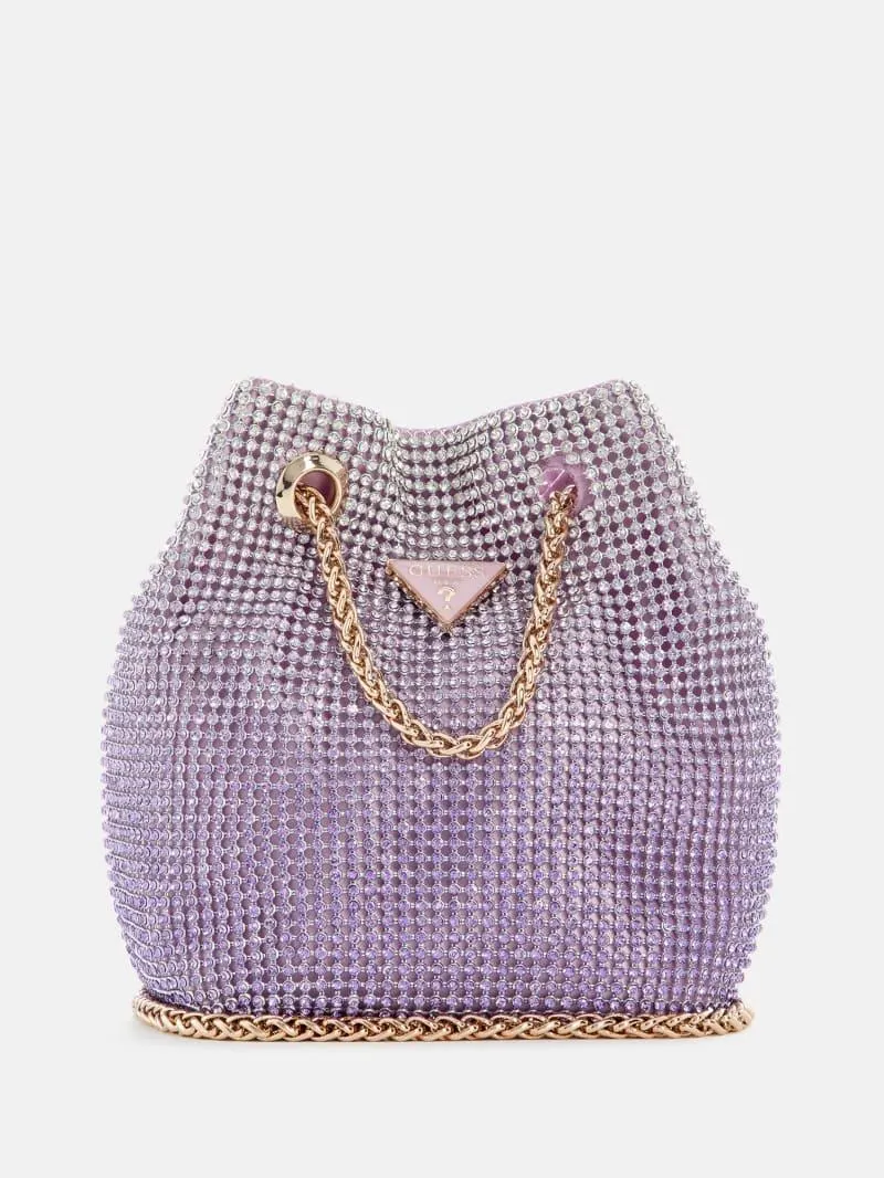 Zalina Ombré Rhinestone Pouch