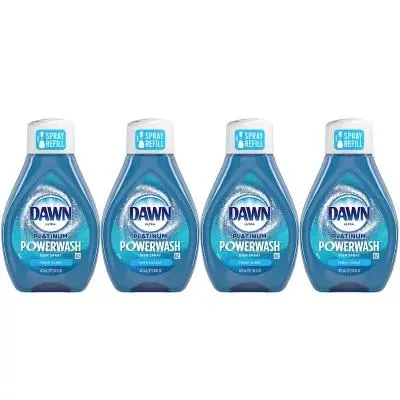 Dawn Platinum Powerwash Dish Soap Spray, Fresh Scent, 4 refills, 64 fl. oz.