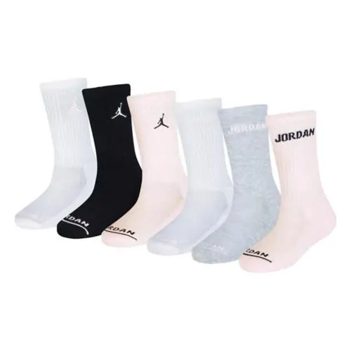 Kids' Jordan Legend 6 Pack Crew Socks