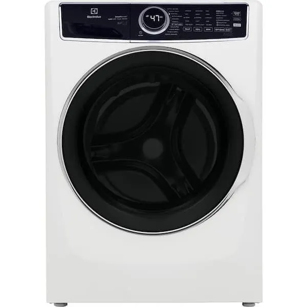 27 in. W 4.5 cu. ft. Front Load Washer with SmartBoost, LuxCare Plus Wash System, Perfect Steam, ENERGY STAR in White