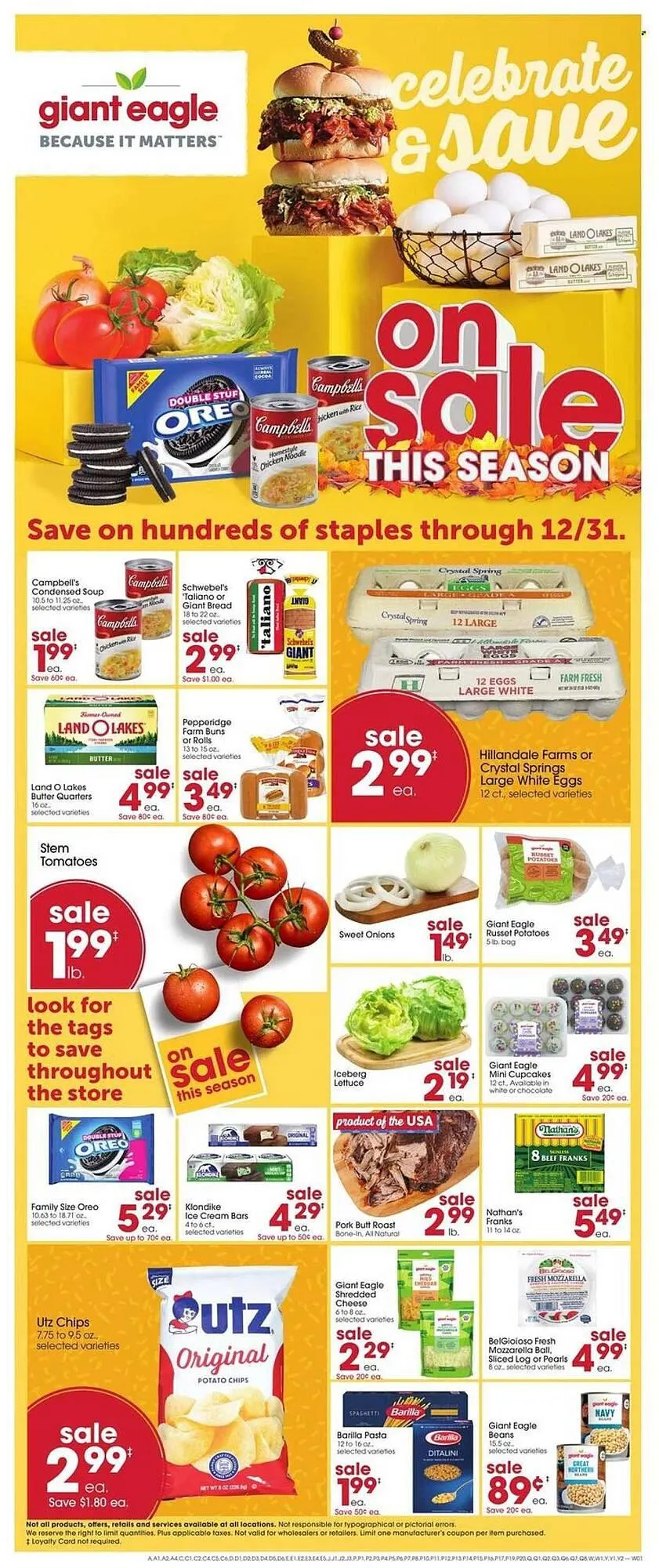 Weekly ad Giant Eagle weekly ad from October 2 to October 8 2025 - Page 1