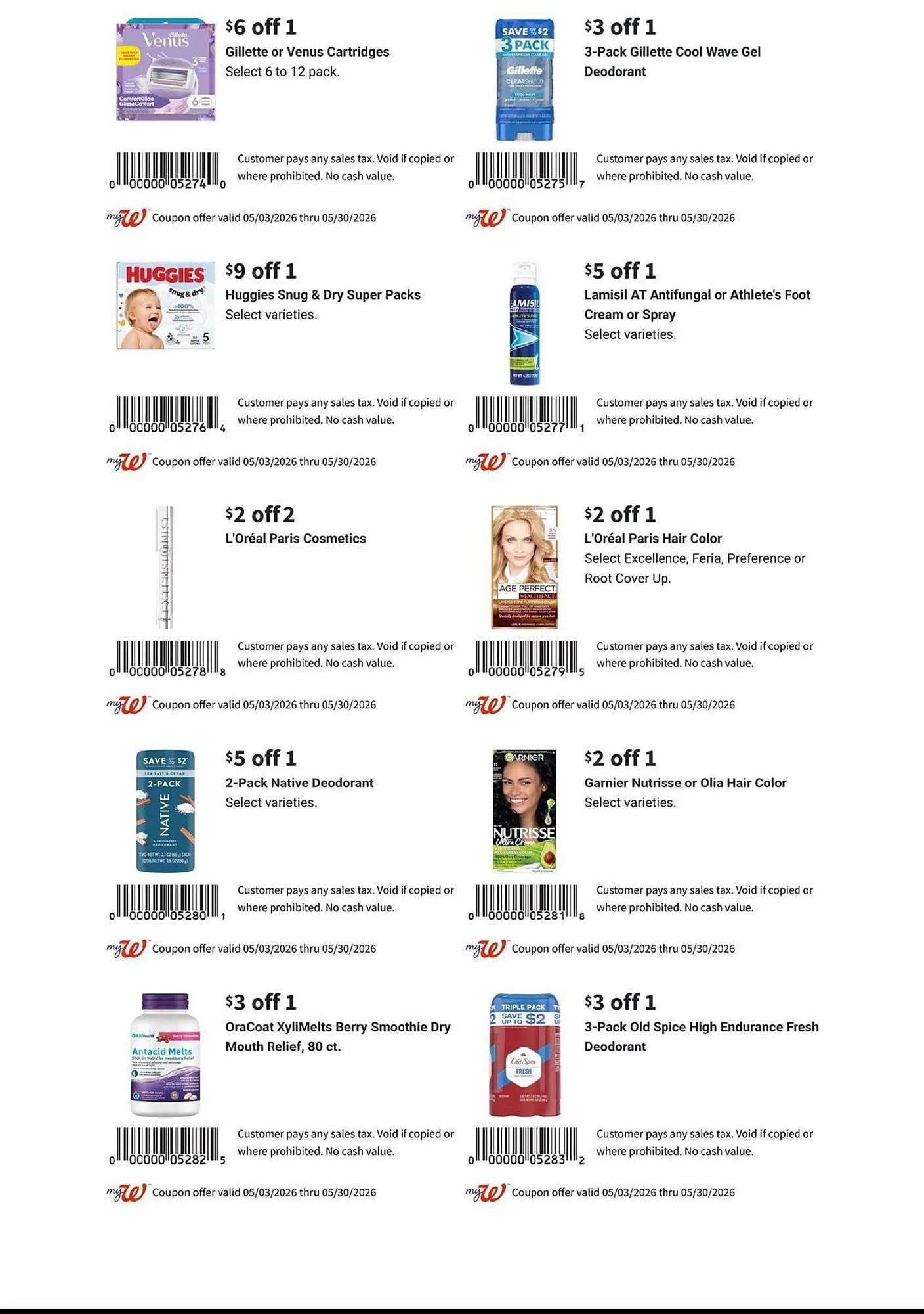 Weekly promotion Walgreens weekly ad spanning from May 3 to May 30 2026 - Page 3 for Catalogue 365