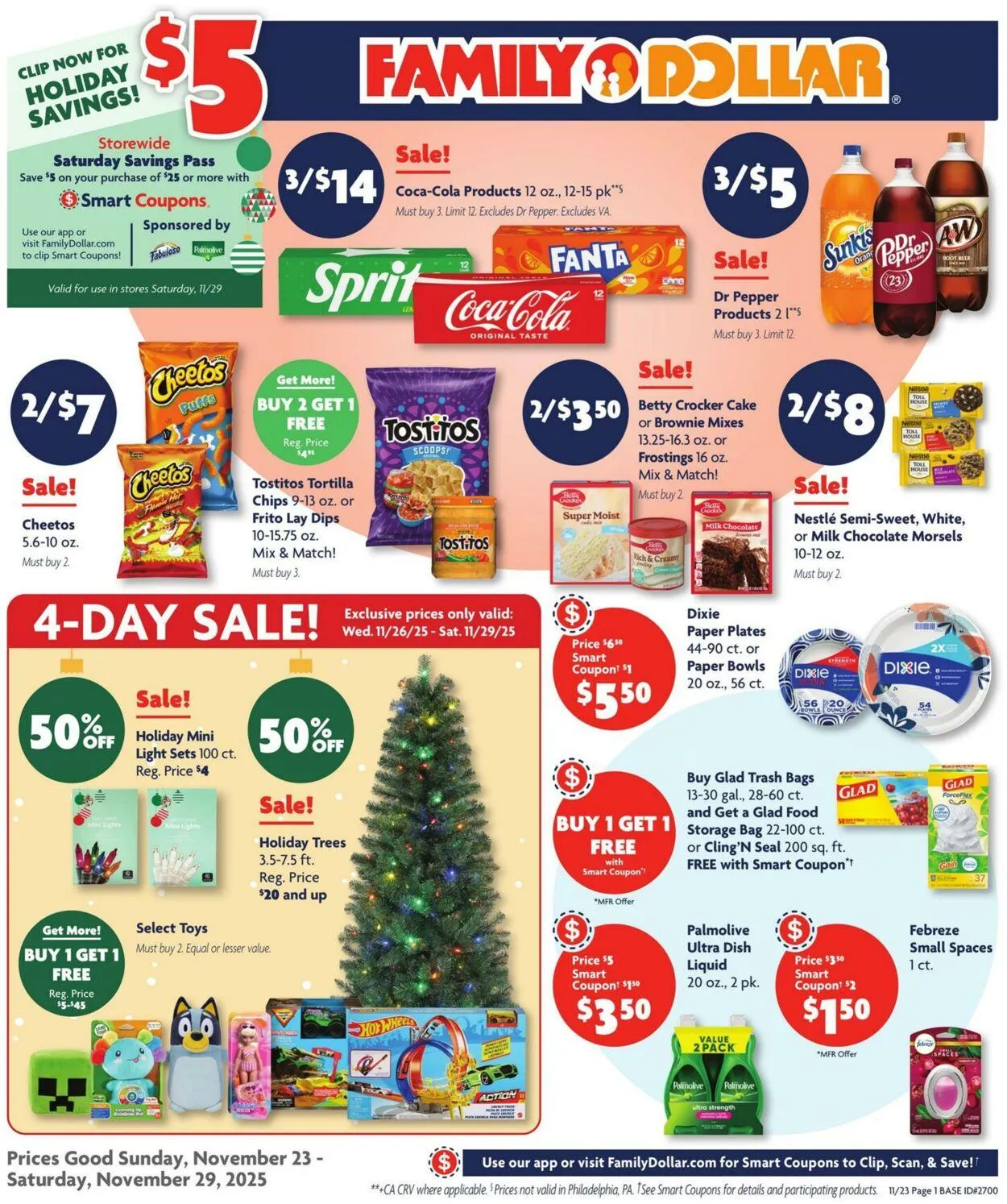 Weekly ad Family Dollar Current weekly ad from November 23 to November 29 2025 - Page 1