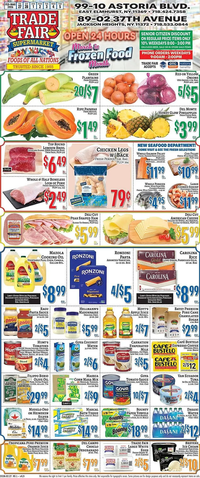 Weekly ad Trade Fair Supermarket weekly ad from February 27 to March 5 2026 - Page 1