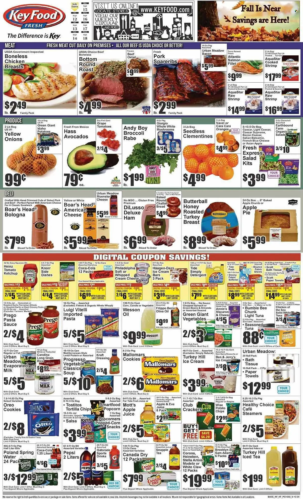 Weekly ad Key Food circular from September 12 to September 18 2025 - Page 1
