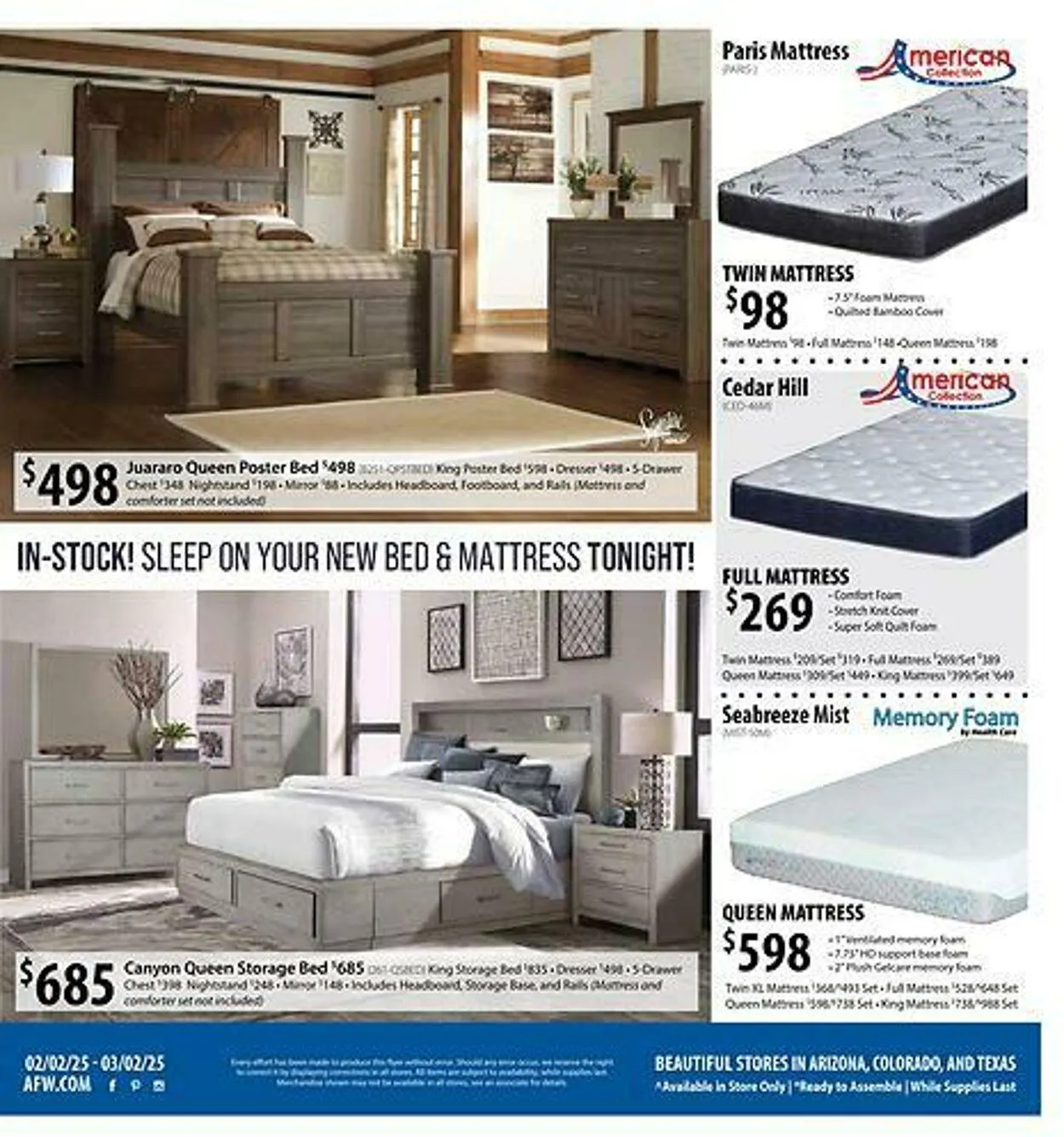 Weekly ad American Furniture Warehouse Current weekly ad from April 13 to April 27 2025 - Page 7