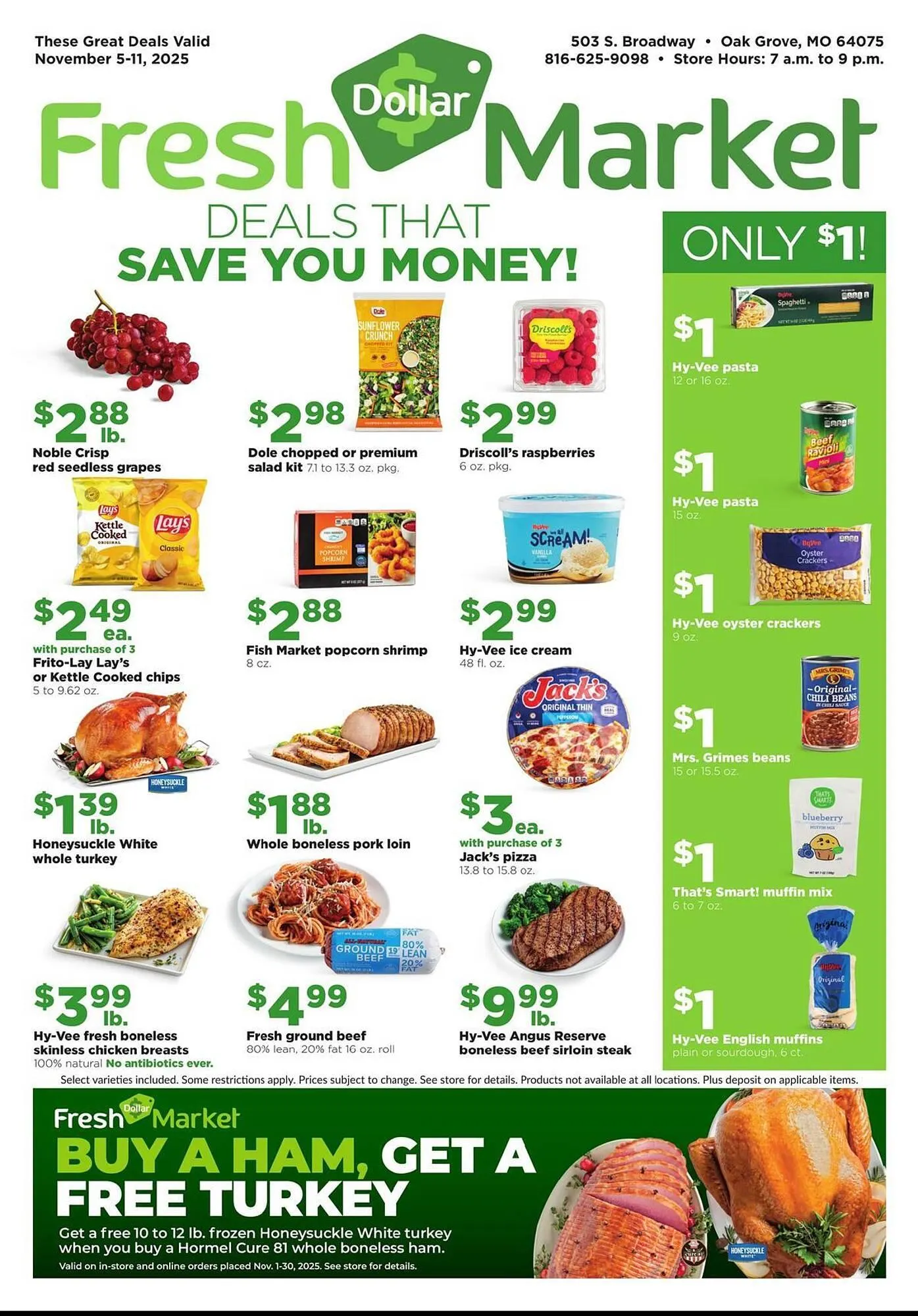 Weekly ad Hy-Vee weekly ad from November 5 to November 11 2025 - Page 1