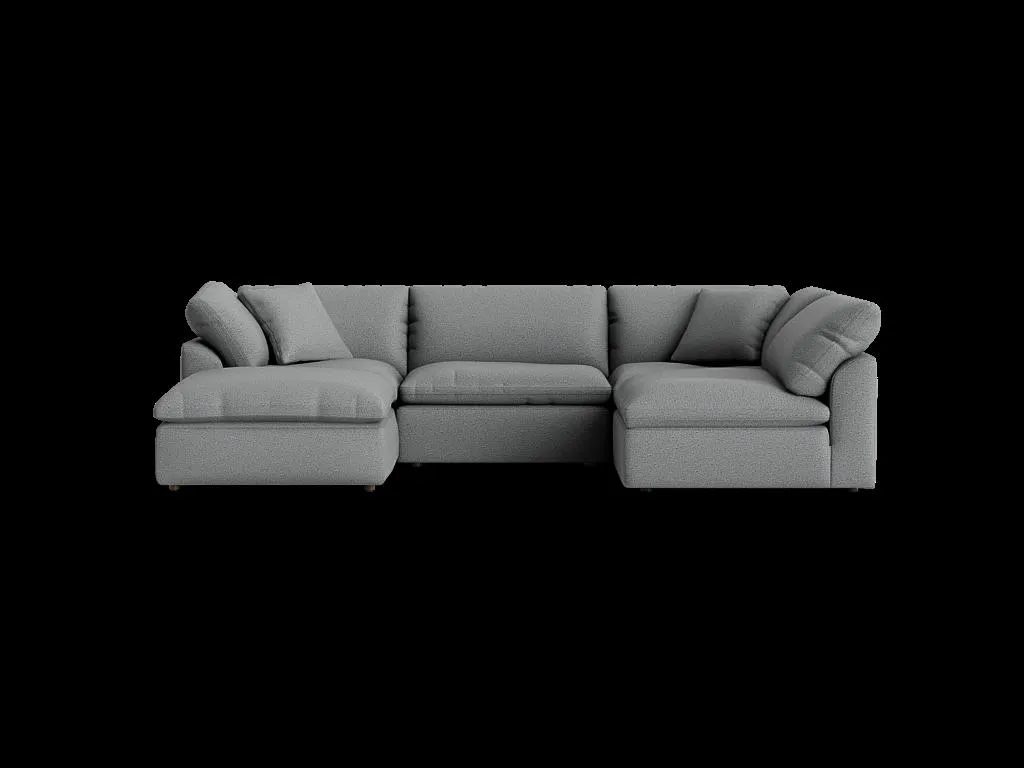 Bryant U-Sofa Bumper Sectional (5 piece)