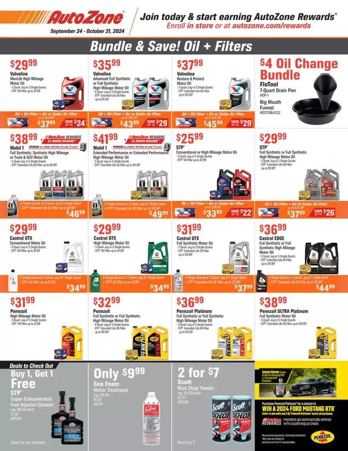 Weekly ad Current bargains and offers from September 24 to October 21 2024 - Page 1