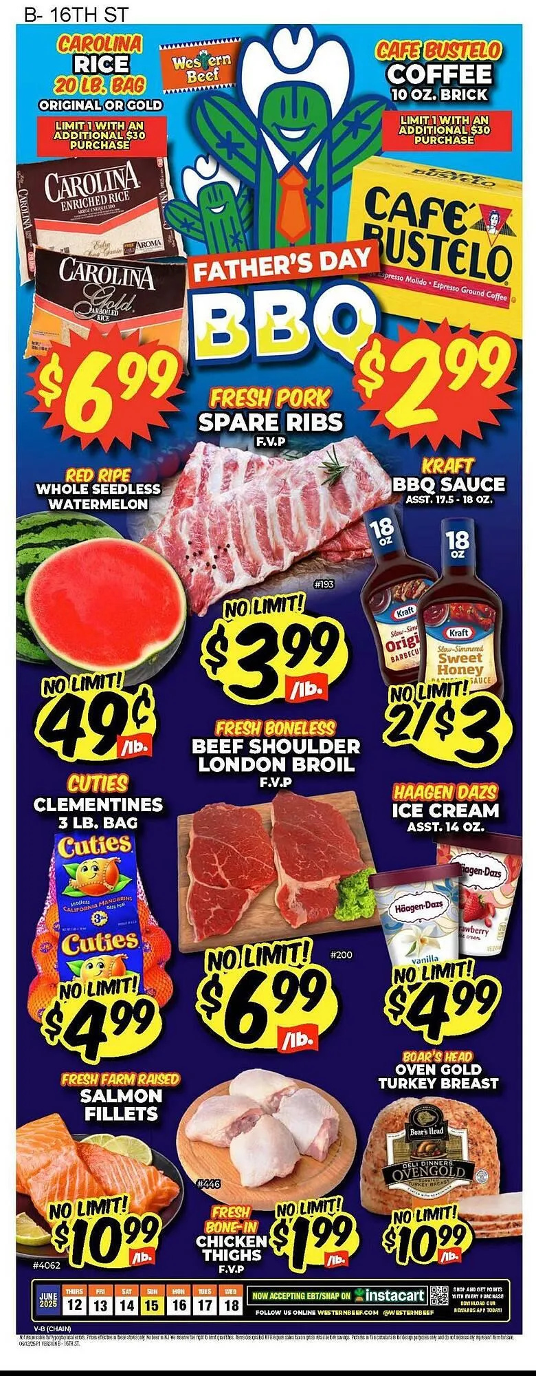 Weekly ad Western Beef Weekly Ad from June 12 to June 18 2025 - Page 1