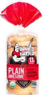 Dave's Killer Bread - Plain Awesome Bagels 16.75 OZ