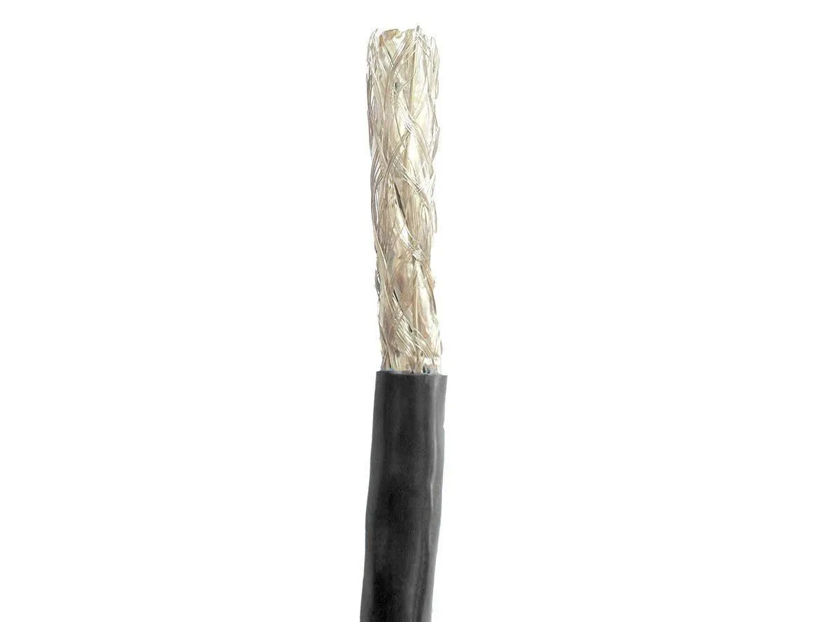 Monoprice Cat8 250ft Black CM Bulk Cable, Shielded (S/FTP), Solid, 22AWG, 2GHz, 40G, Pure Bare Copper, Spool in Box, Entegrade Series Bulk Ethernet Cable