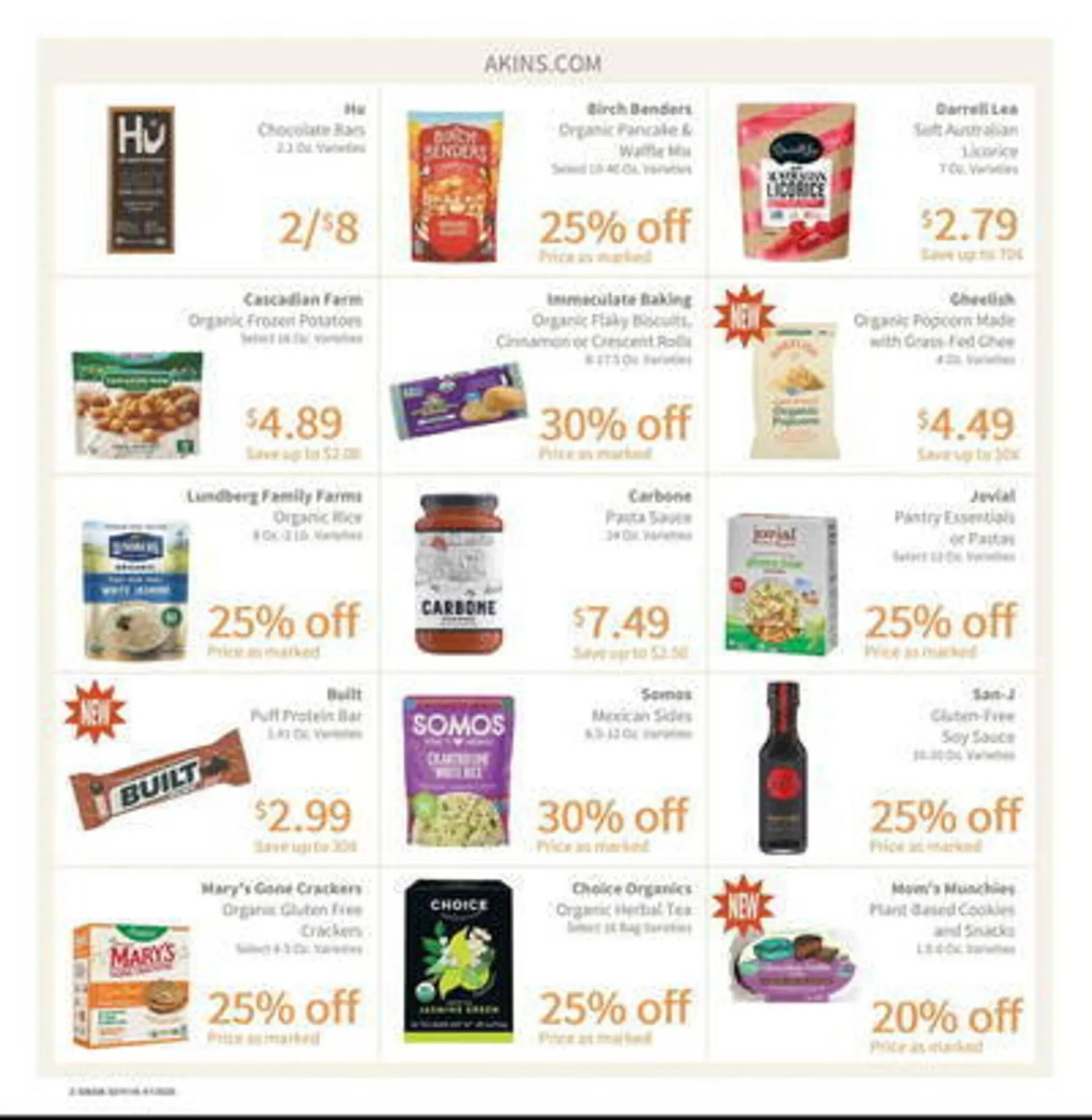 Weekly ad Akin's Natural Foods Weekly Ad from April 1 to April 30 2025 - Page 2