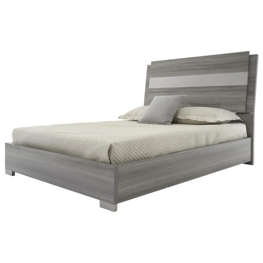 Iris King Panel Bed