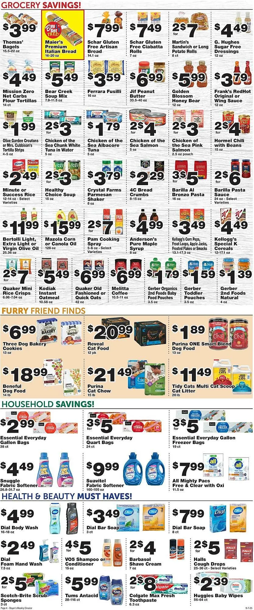 Weekly ad Boyer's Food Markets weekly ad from September 7 to September 13 2025 - Page 4