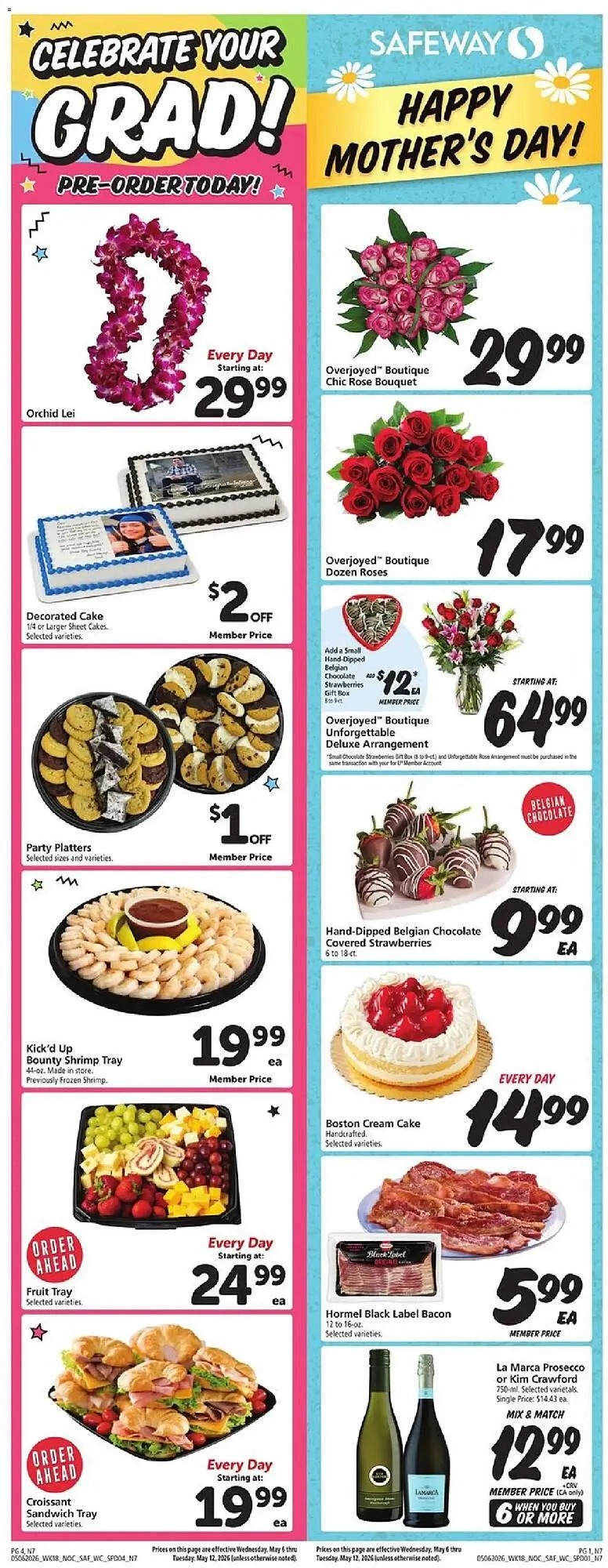 Weekly promotion Safeway weekly ad spanning from May 6 to May 13 2026 - Page 1 for Catalogue 365