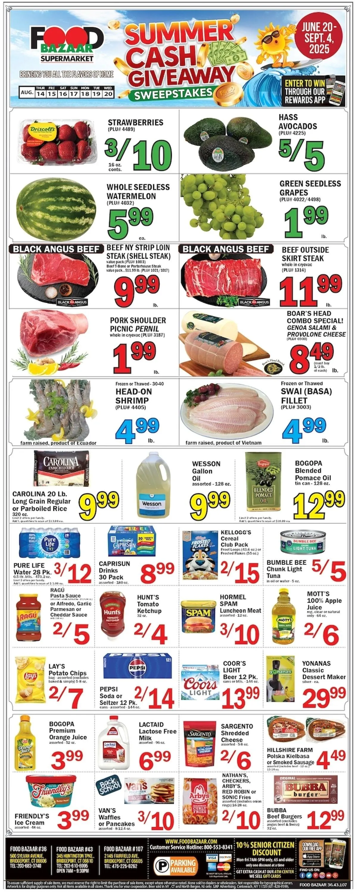 Weekly ad Food Bazaar Current weekly ad from August 14 to August 20 2025 - Page 1