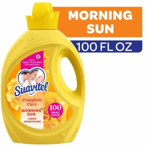 Suavitel Complete Liquid Fabric Conditioner Laundry Fabric Softener Morning Sun