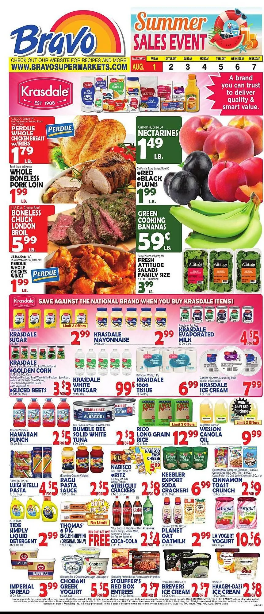 Weekly ad Bravo Supermarkets Weekly Ad from August 1 to August 7 2025 - Page 3