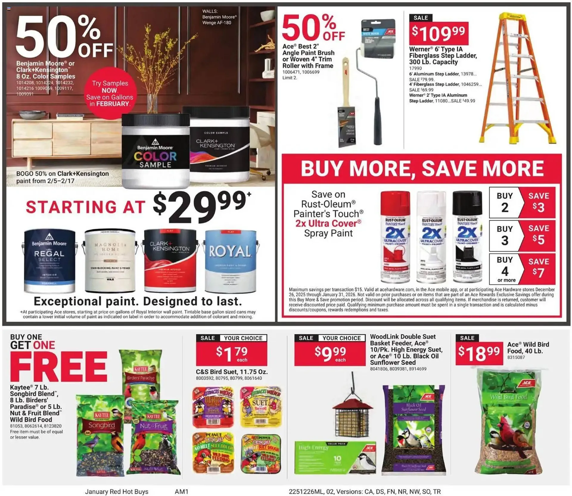 Weekly ad Ace Hardware flyer from December 26 to January 31 2026 - Page 2