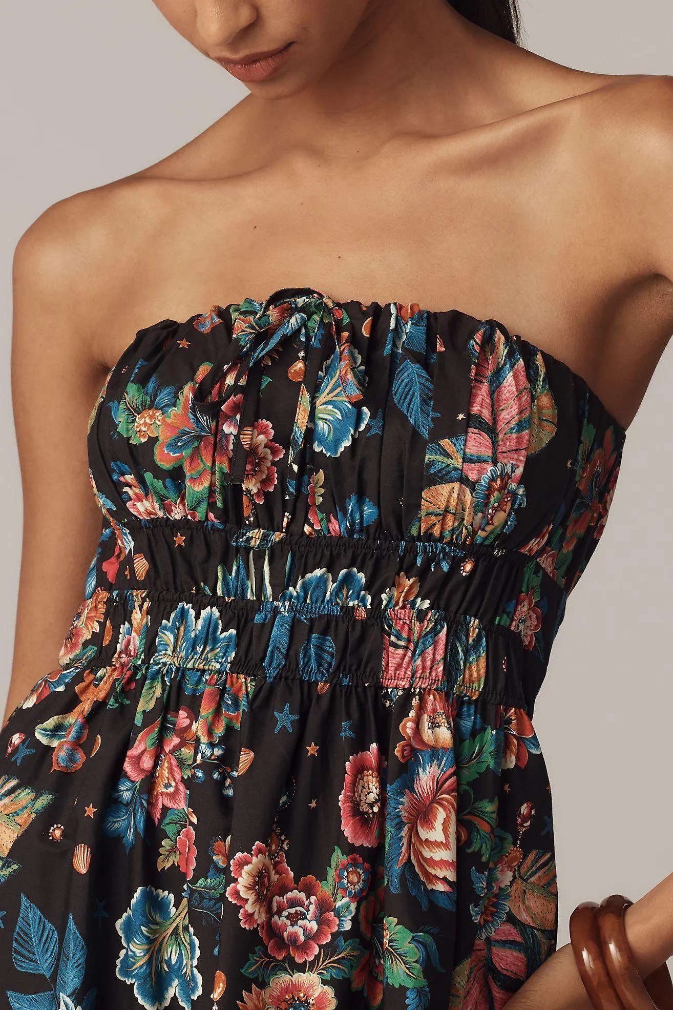 The Somerset Strapless Maxi Dress