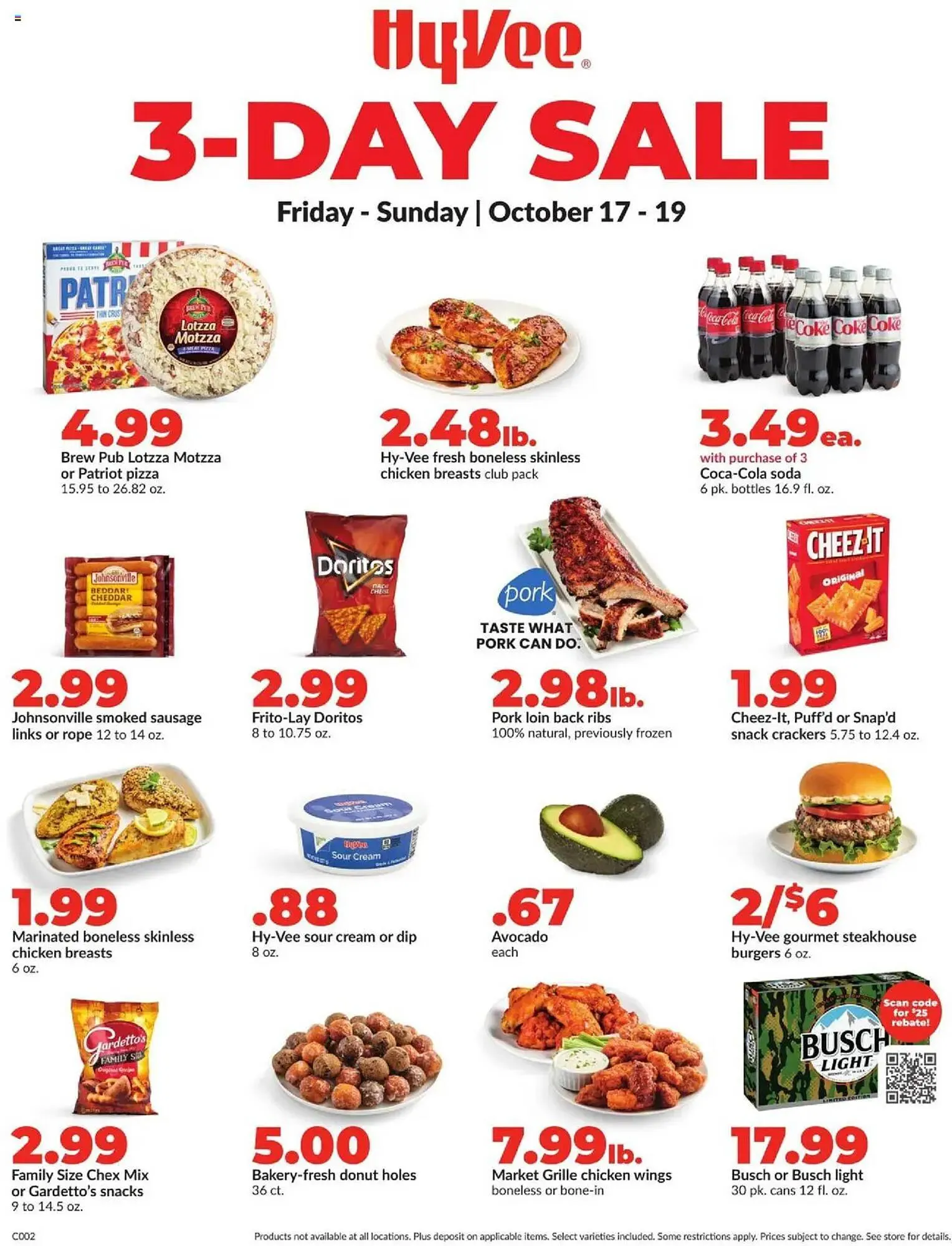 Weekly ad Hy-Vee weekly ad from October 17 to October 19 2025 - Page 1