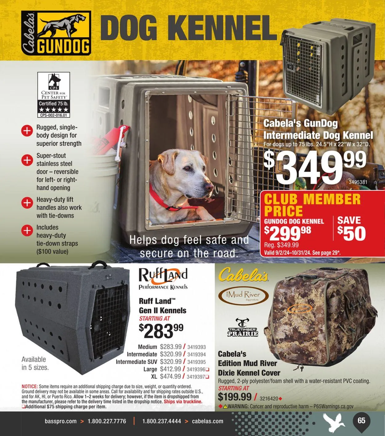 Weekly ad Bass Pro Current weekly ad from September 11 to September 25 2024 - Page 65