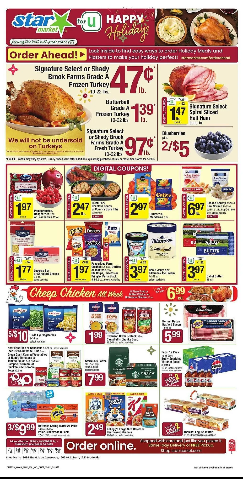Weekly ad Star Market weekly ad from November 14 to November 20 2025 - Page 1
