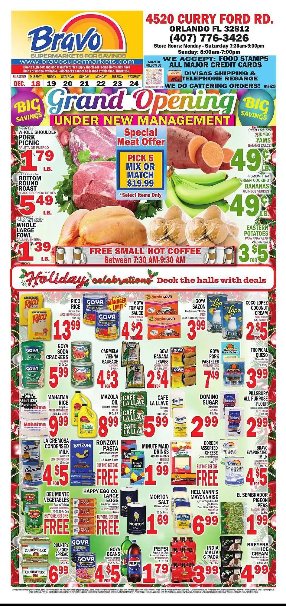 Weekly ad Bravo Supermarkets weekly ad from December 18 to December 24 2025 - Page 1