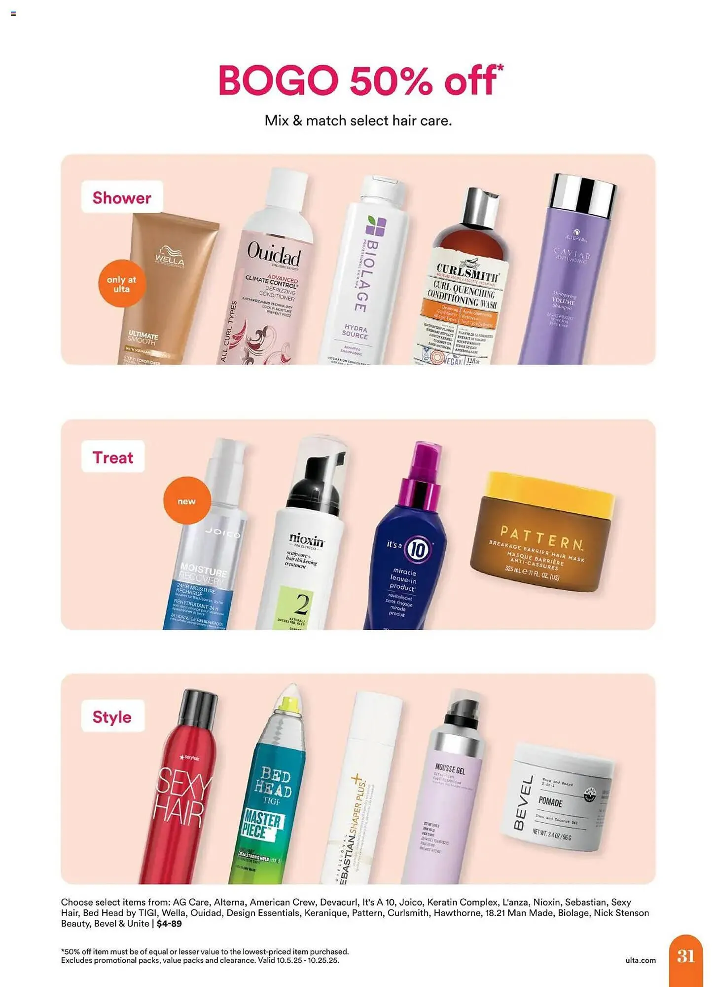 Weekly ad Ulta Beauty weekly ad from October 5 to October 25 2025 - Page 31